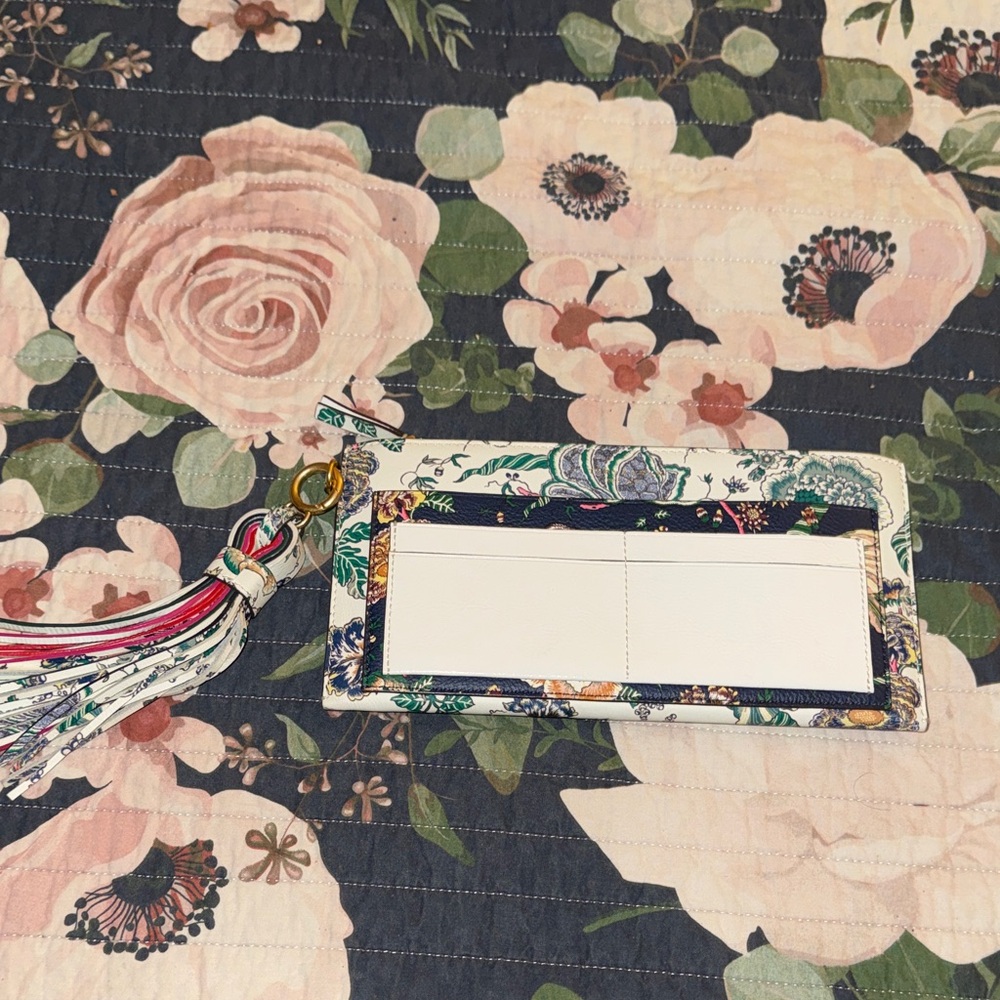 Tory Burch RARE Multicolor Floral Tote & Wallet Set - Picture 9 of 16